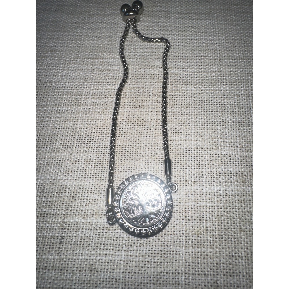 Silver Tree of Life Essential Oil Locket Bracelet (Pre-Owned)